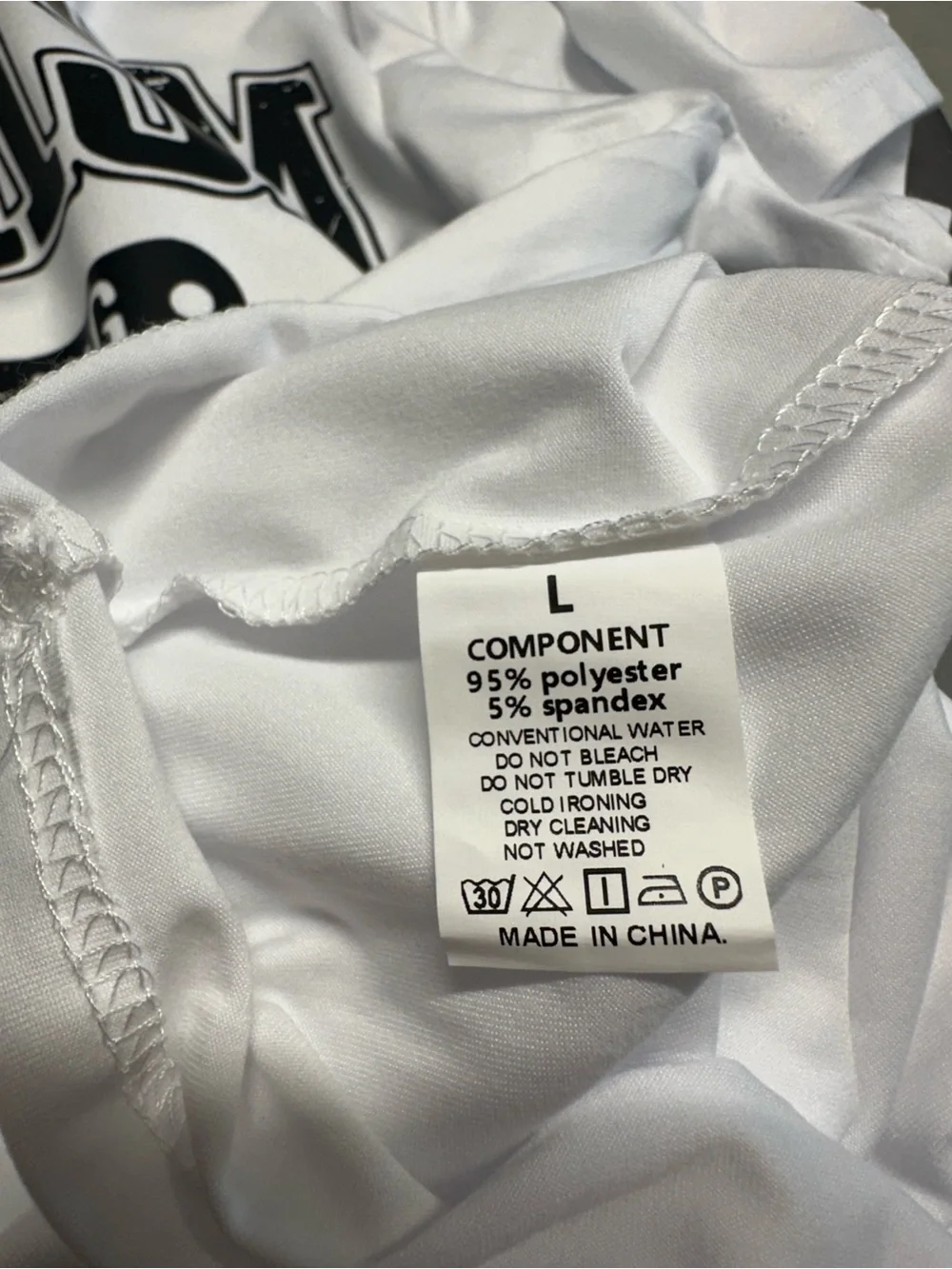 White Sarcasm Graphic Tee - Casual Shirt L